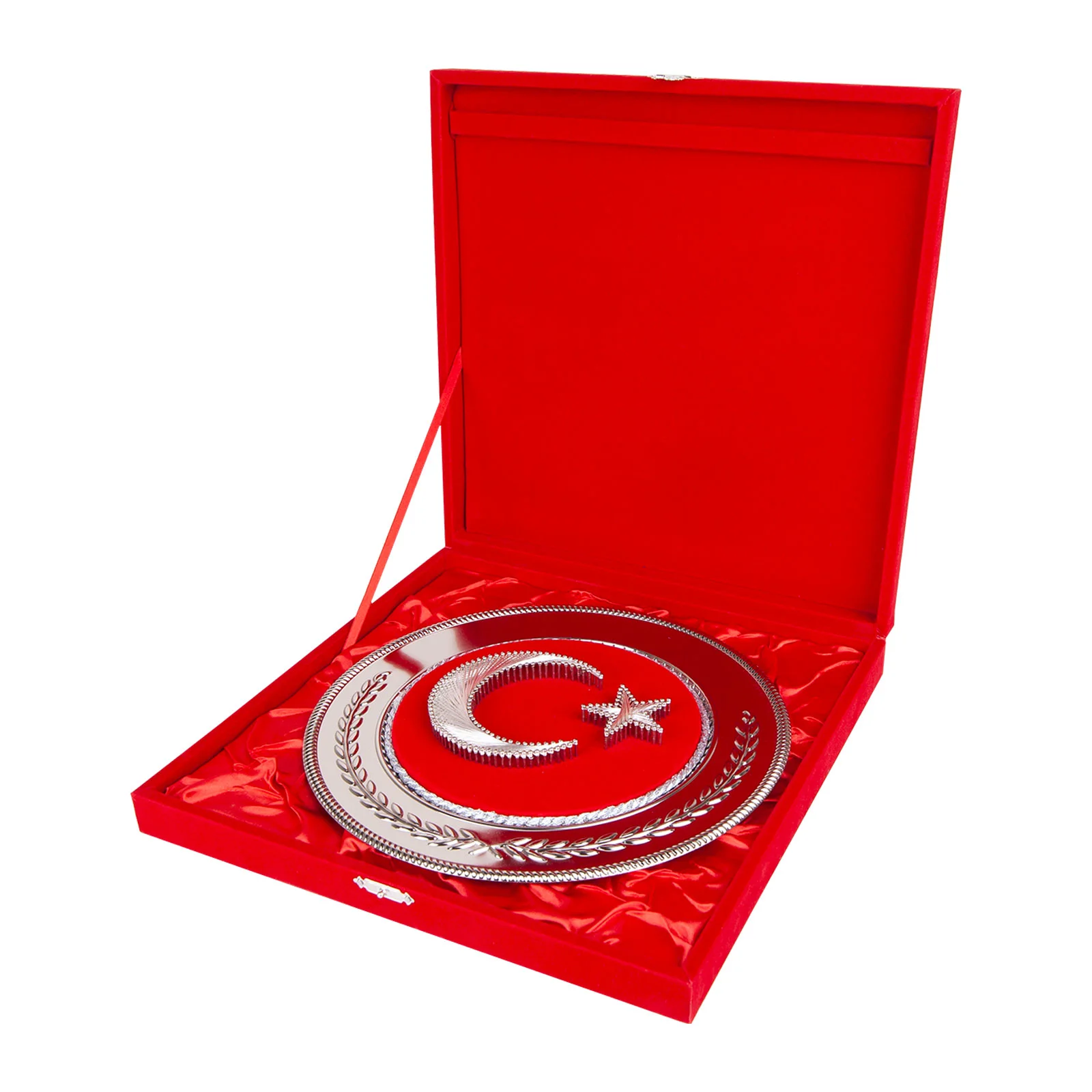 Hilal Yuvarlak Bayrak Plaket – görsel 2
