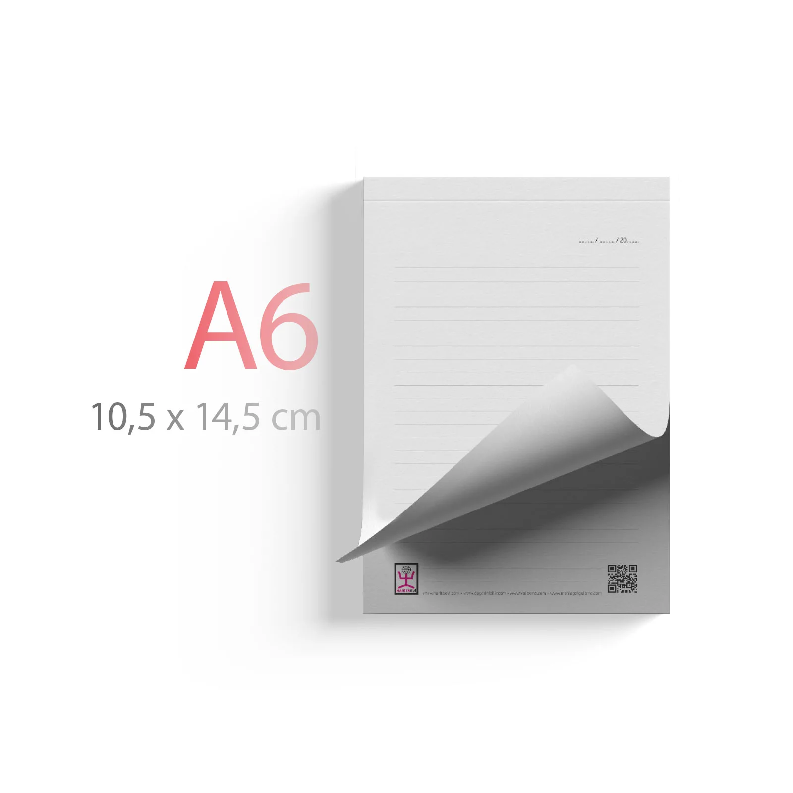 Ala-33 A6 Tutkallı Bloknot